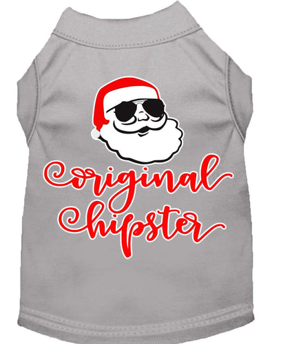 Christmas Pet Dog & Cat Shirt Screen Printed, Original Hipster