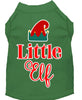 Christmas Pet Dog & Cat Shirt Screen Printed, Little Elf