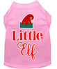 Christmas Pet Dog & Cat Shirt Screen Printed, Little Elf