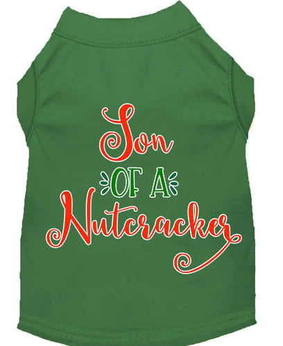 Christmas Pet Dog & Cat Shirt Screen Printed, Son Of A Nutcracker