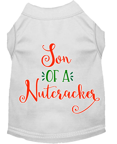 Christmas Pet Dog & Cat Shirt Screen Printed, Son Of A Nutcracker