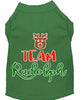 Christmas Pet Dog & Cat Shirt Screen Printed, Team Rudolph