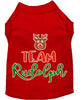 Christmas Pet Dog & Cat Shirt Screen Printed, Team Rudolph