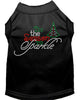 Christmas Pet Dog & Cat Shirt Rhinestone, Tis the Season to Sparkle