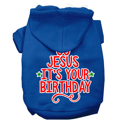 Christmas Pet Hoodie Go Jesus, It's Your Birthday