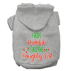 Christmas Pet Hoodie Screen Printed, I Hope Rudolph Eats The Naughty List