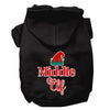Christmas Pet Hoodie Screen Printed, Middle Elf