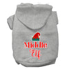 Christmas Pet Hoodie Screen Printed, Middle Elf