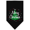 Christmas Pet and Dog Bandana Screen Printed, Scribble Merry Christmas