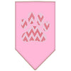 Christmas Pet and Dog Bandana Rhinestone, Candy Cane Chevron Paw