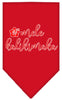 Christmas Pet and Dog Bandana Screen Printed, Mele Kalikimaka