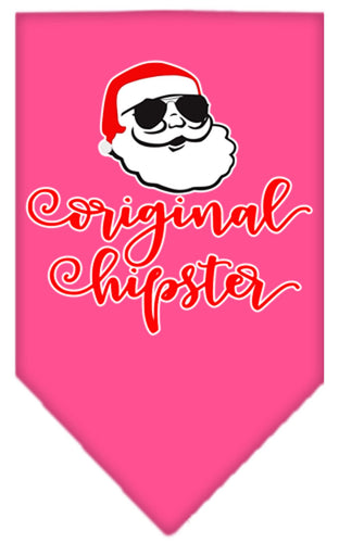 Christmas Pet and Dog Bandana Screen Printed, Original Hipster