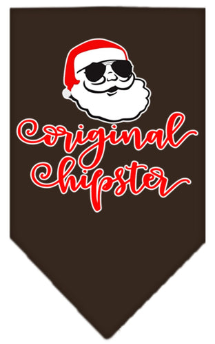 Christmas Pet and Dog Bandana Screen Printed, Original Hipster