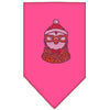 Christmas Pet and Dog Bandana Rhinestone, Hipster Penguin