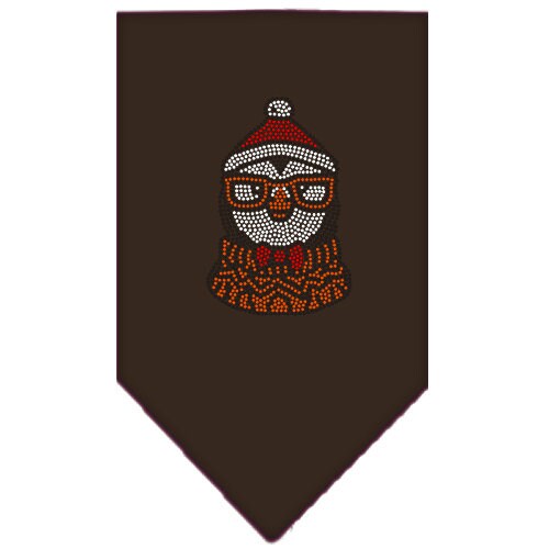 Christmas Pet and Dog Bandana Rhinestone, Hipster Penguin