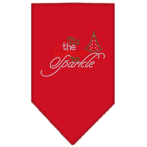 Christmas Pet and Dog Bandana Rhinestone, Tis The Season To Sparkle