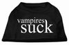 Halloween Pet Dog & Cat Shirt Screen Printed, Vampires Suck