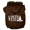 Halloween Pet Hoodie Wicked