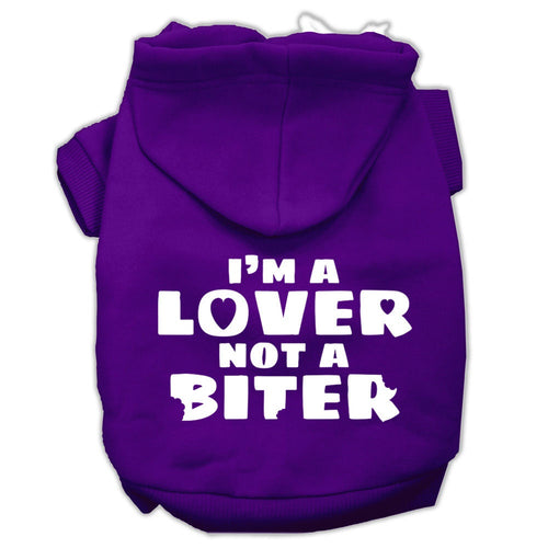 Pet Hoodie I'm A Lover, Not A Biter