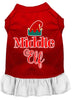 Christmas Pet Dress Screen Printed, Middle Elf
