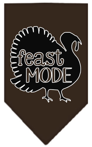 Pet and Dog Bandana Screen Printed, Feast Mode