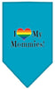 Pet and Dog Bandana Screen Printed, I Heart My Mommies