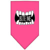 Pet and Dog Bandana Screen Printed, Bite Me