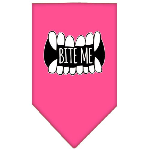 Pet and Dog Bandana Screen Printed, Bite Me