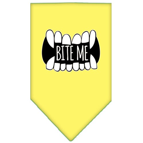 Pet and Dog Bandana Screen Printed, Bite Me