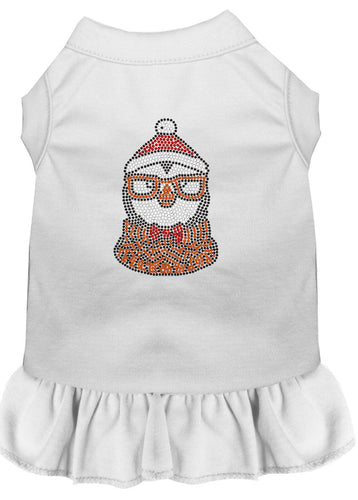 Christmas Pet Dress Rhinestone, Hipster Penguin