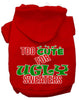 Christmas Pet Hoodie Too Cute For Ugly Sweaters