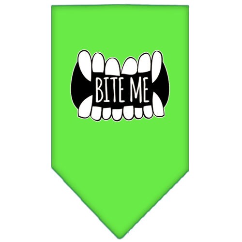 Pet and Dog Bandana Screen Printed, Bite Me