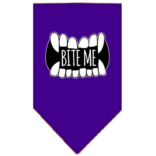 Pet and Dog Bandana Screen Printed, Bite Me