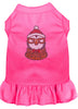 Christmas Pet Dress Rhinestone, Hipster Penguin