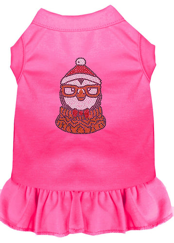 Christmas Pet Dress Rhinestone, Hipster Penguin