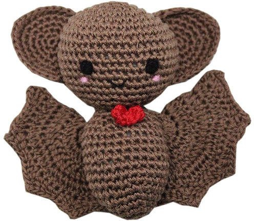 Knit Knacks Organic Cotton Pet& Dog Toys, Fall Group (Options: Football, Dracula, Bat Damon, Skully, Franky Monster, Pumpkin, Pumpkin Pie)
