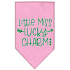 Pet and Dog Bandana Screen Printed, Little Miss Lucky Charm