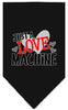 Pet and Dog Bandana Screen Printed, Love Machine