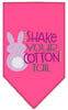 Pet and Dog Bandana Screen Printed, Shake Your Cotton Tail