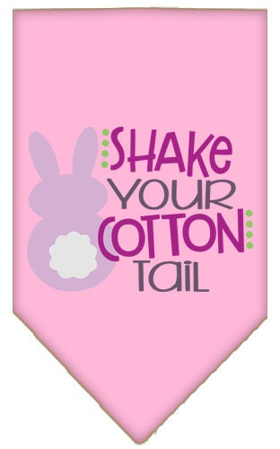 Pet and Dog Bandana Screen Printed, Shake Your Cotton Tail