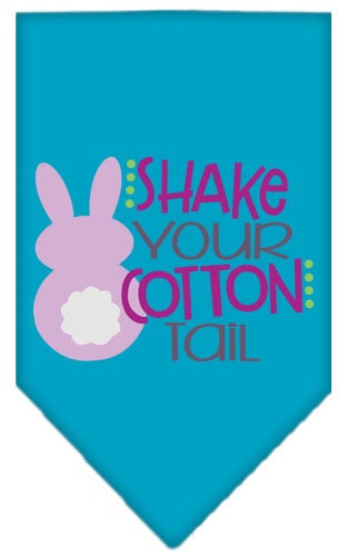 Pet and Dog Bandana Screen Printed, Shake Your Cotton Tail