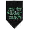 Pet and Dog Bandana Screen Printed, Little Miss Lucky Charm