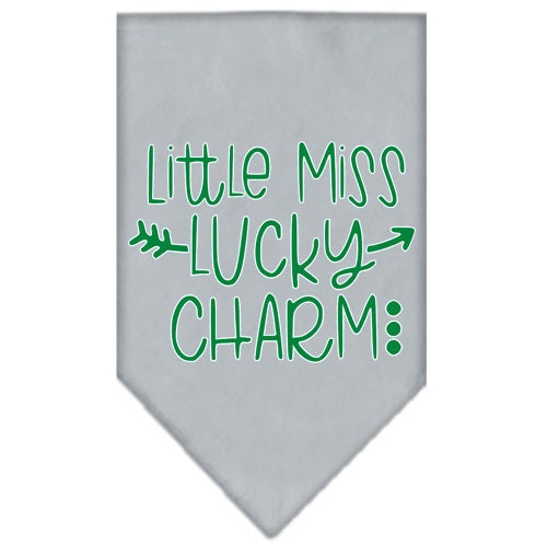 Pet and Dog Bandana Screen Printed, Little Miss Lucky Charm