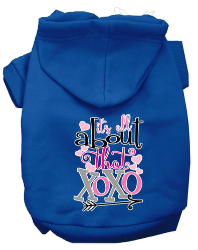Pet Hoodie All About That XOXO