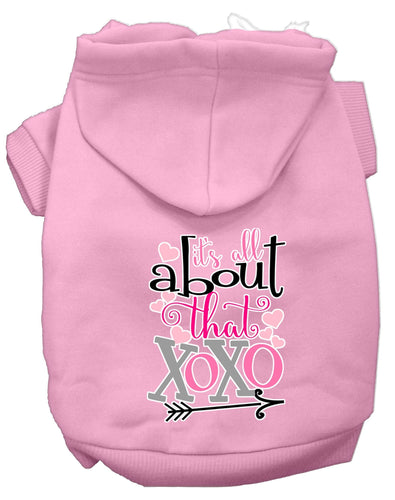 Pet Hoodie All About That XOXO