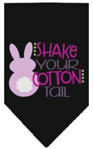 Pet and Dog Bandana Screen Printed, Shake Your Cotton Tail