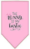 Pet and Dog Bandana Screen Printed, The Bunny Is My Bestie