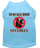 Pet Dog & Cat Shirt Screen Printed, Backyard Security