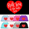 Pet Shirt Ruff Love