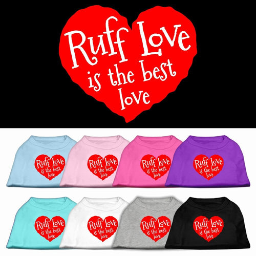 Pet Shirt Ruff Love